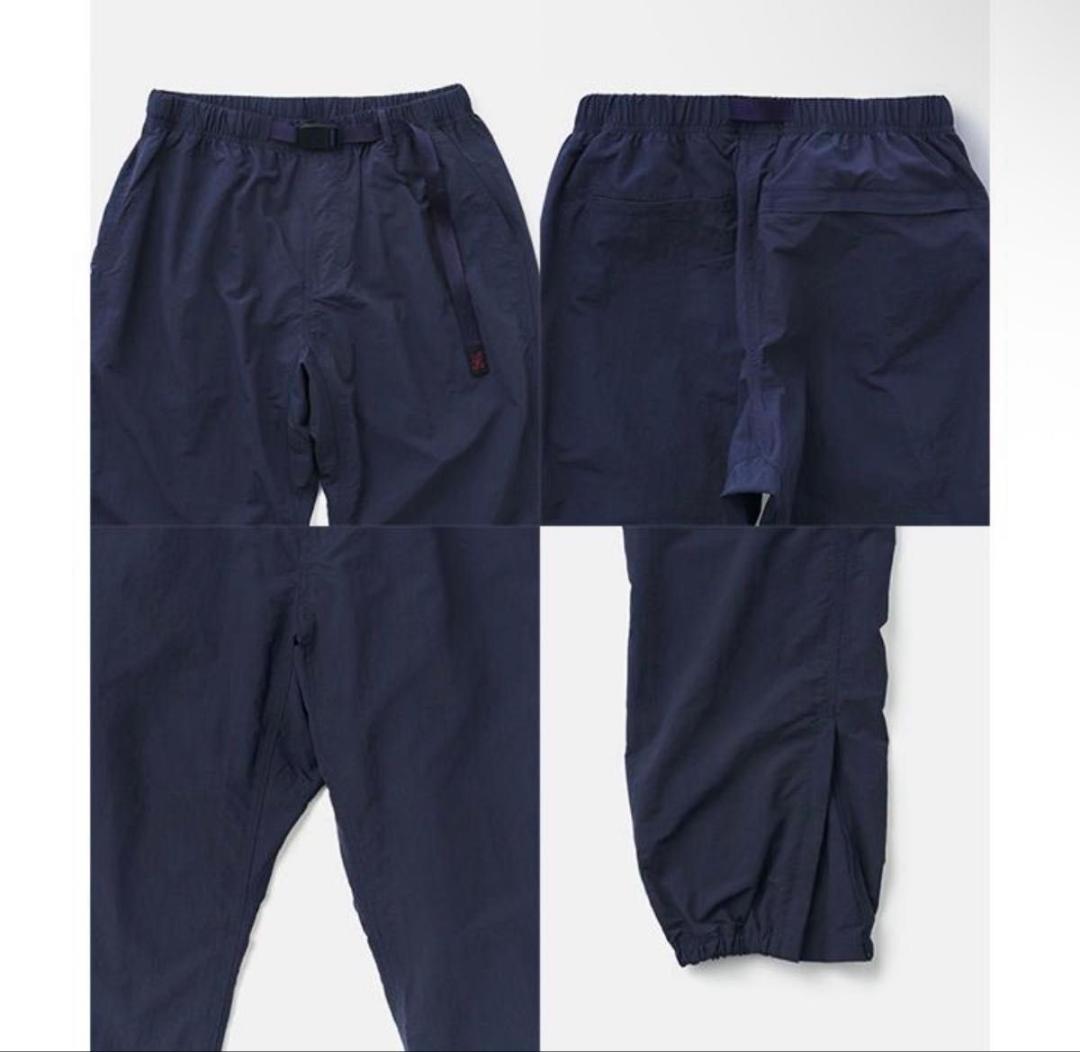 【新品】グラミチ　ナイロントラックパンツ ネイビーM