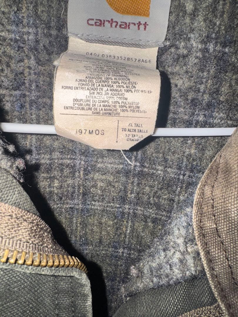 Carhartt J97MOS デトロイトジャケット XLTALL