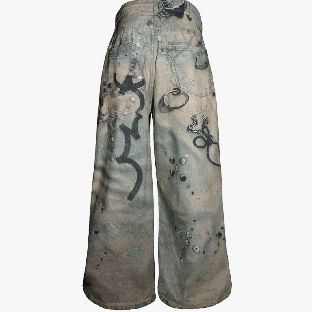 パンツ Theredthread S print denim1 toys