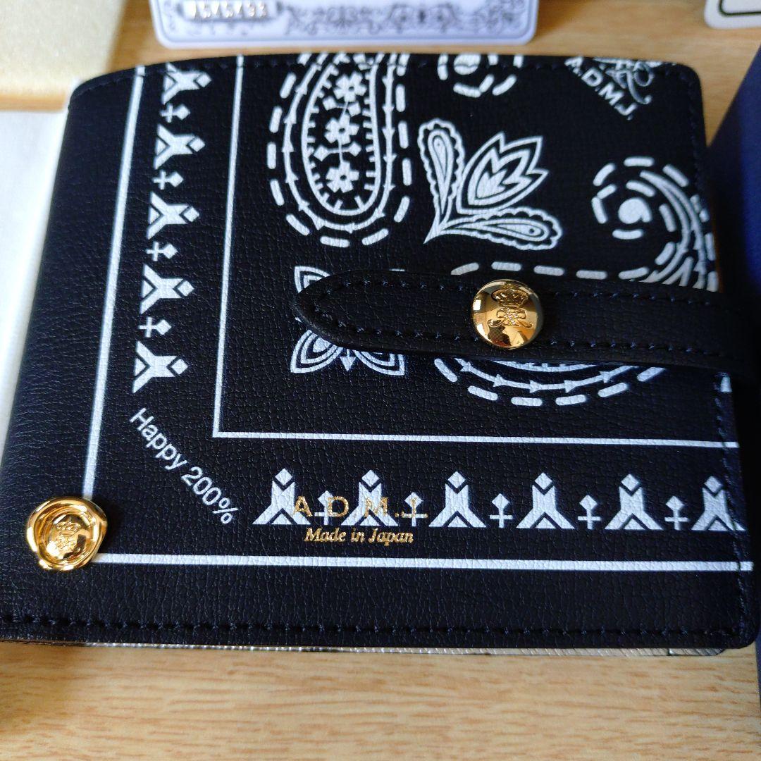 A.D.M.J.バンダナ柄二つ折り財布