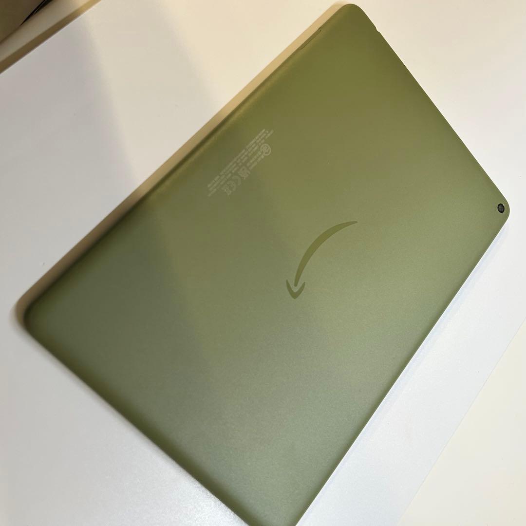 第11世代 FireHD10 32GB オリーブ｜純正カバー付｜美品