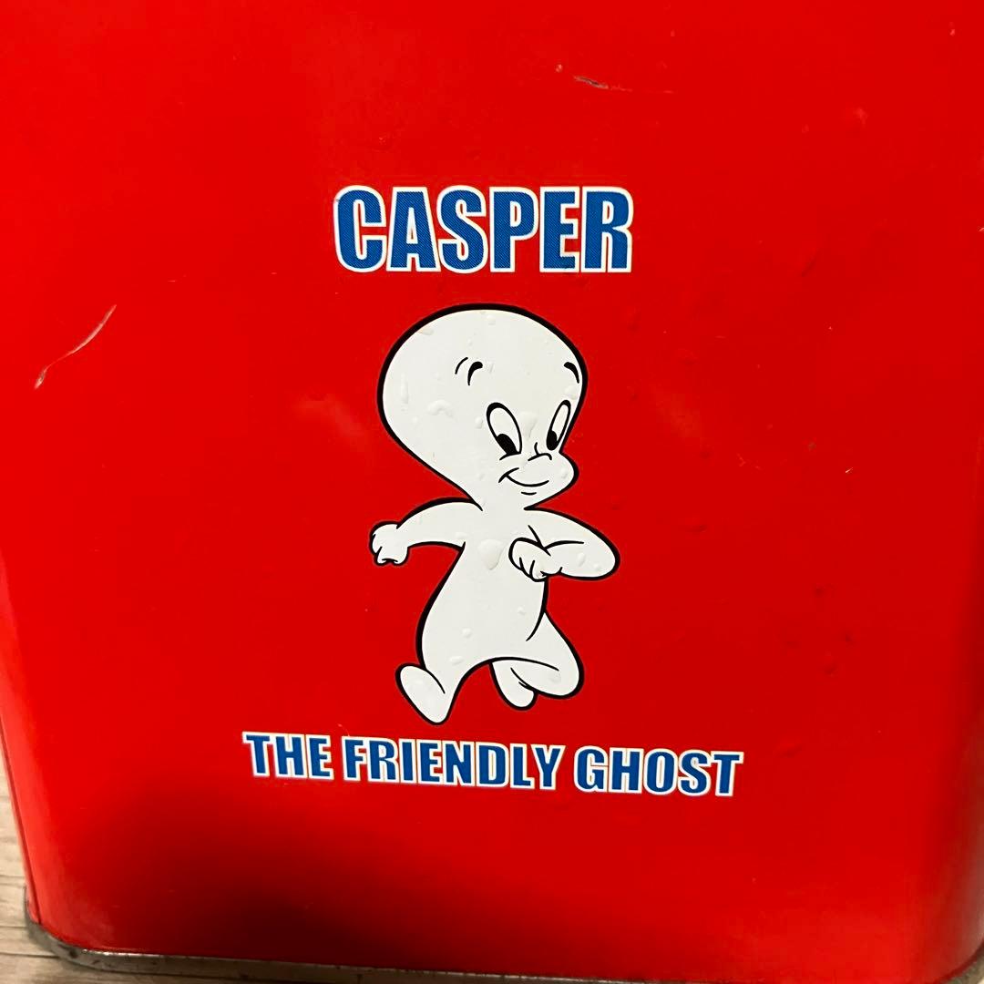 3F 【希少】ヴィンテージ キャスパー Casper 缶製 貯金箱 レトロ