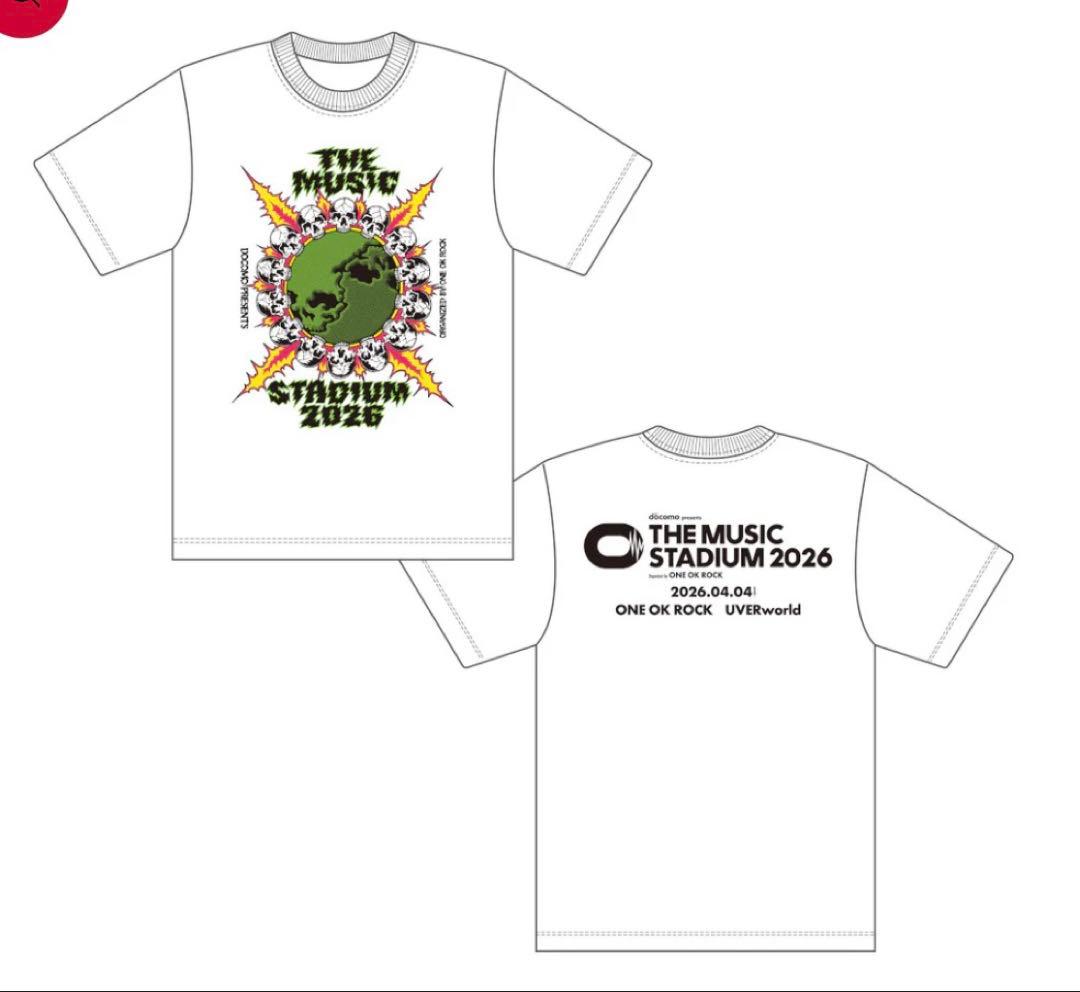 THE MUSIC STADIUM '26 Tシャツ 【XL】※本日31日発送可