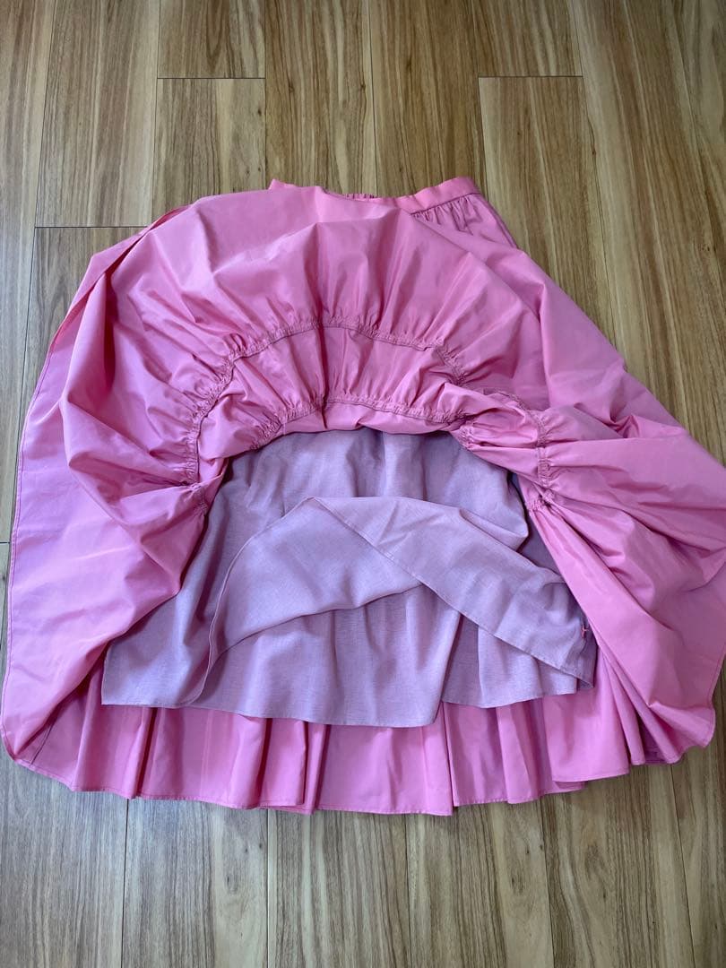 SEVENTEN ロング　スカート　春色　ピンク