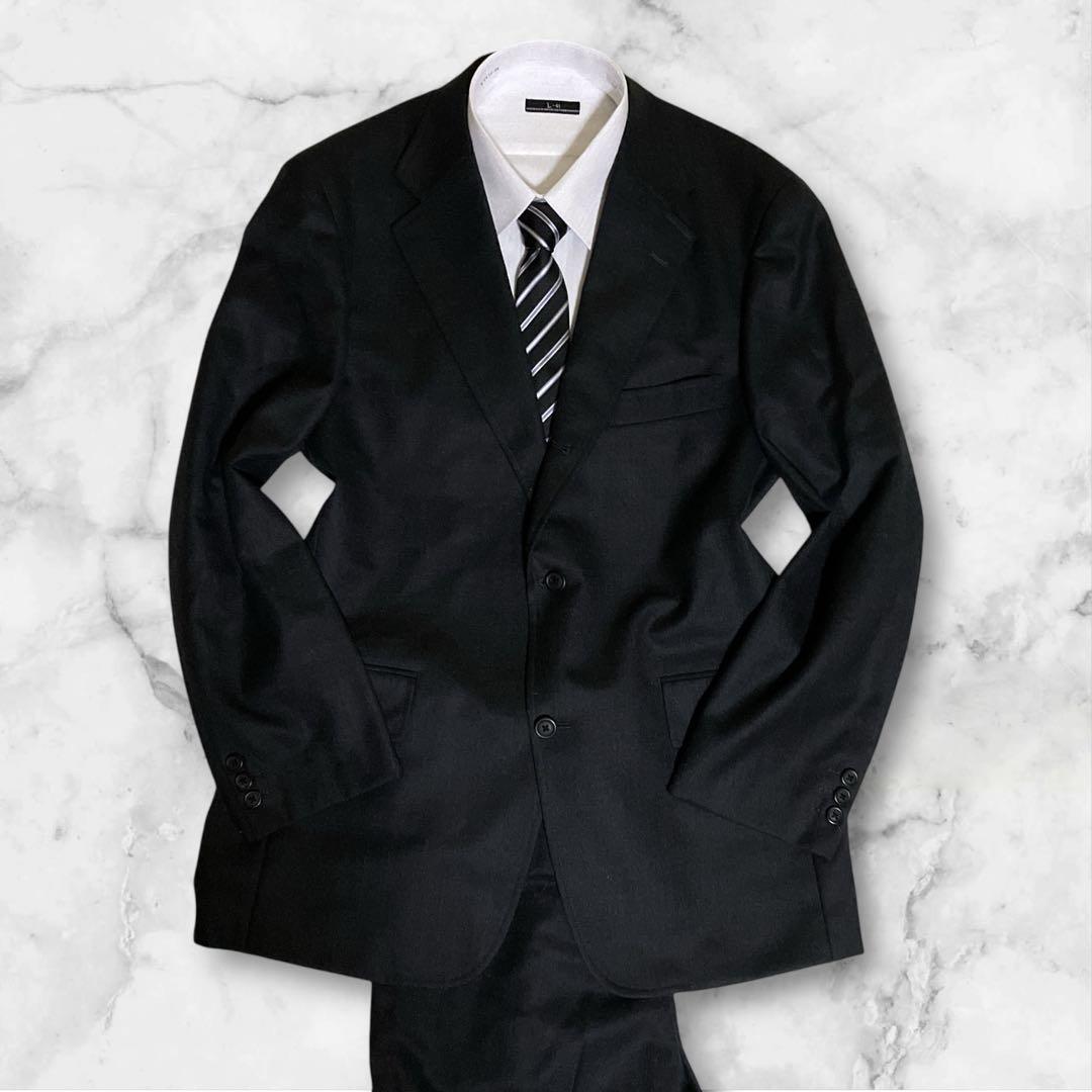 極美品☆J.PRESS☆スーツセットアップ☆黒☆オーセンティックモデル☆XL