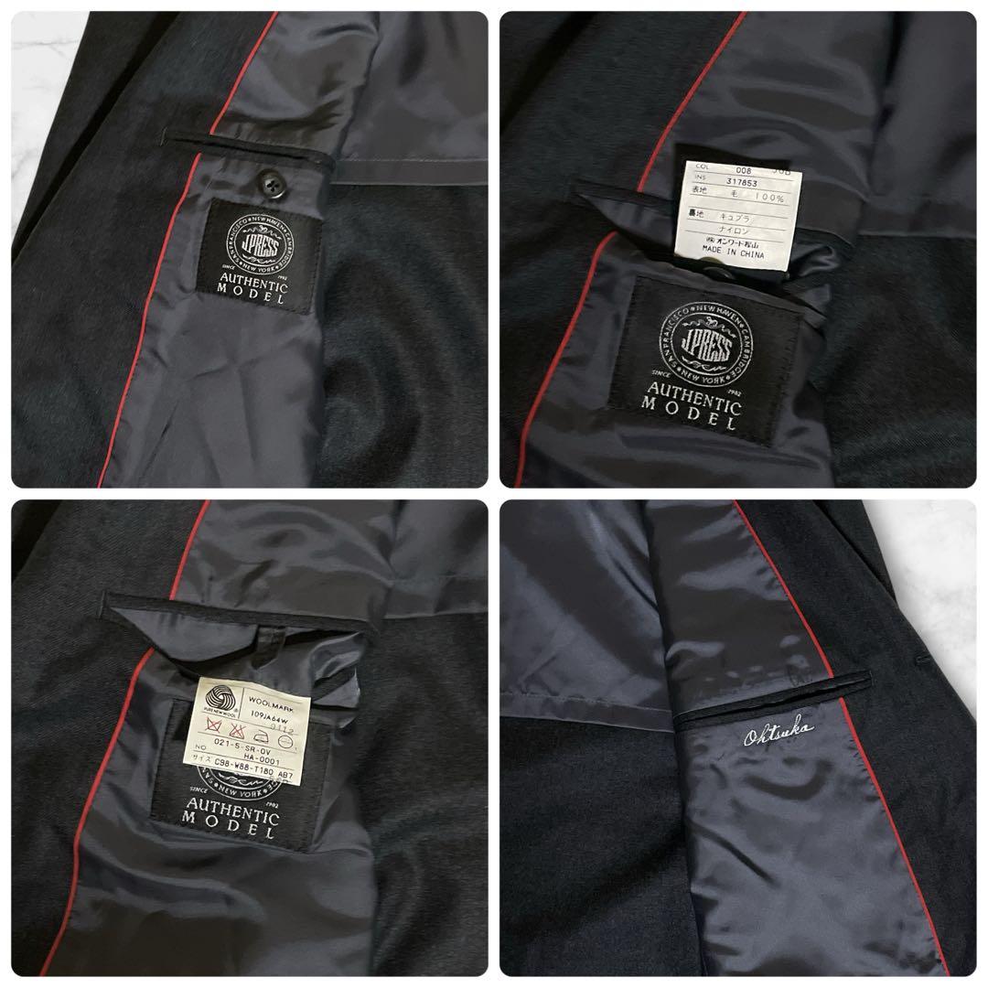 極美品☆J.PRESS☆スーツセットアップ☆黒☆オーセンティックモデル☆XL
