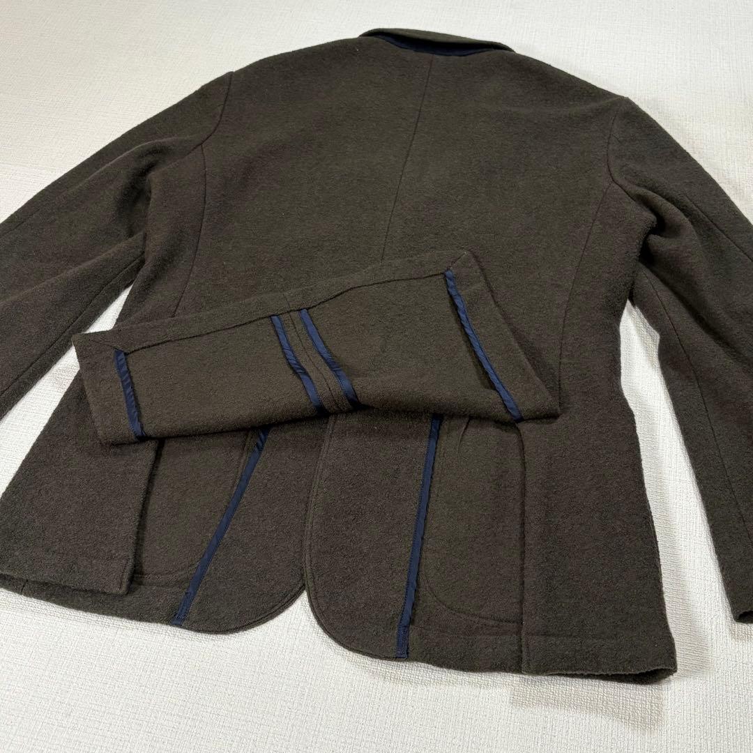 RING JACKET ウールジャケット　ブラウンチャコール　44　日本製