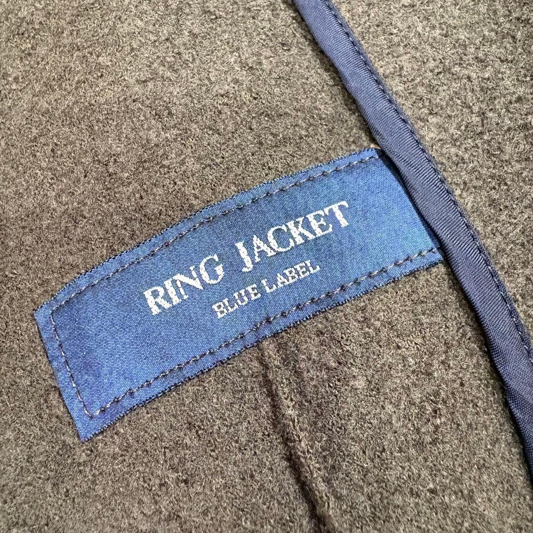 RING JACKET ウールジャケット　ブラウンチャコール　44　日本製