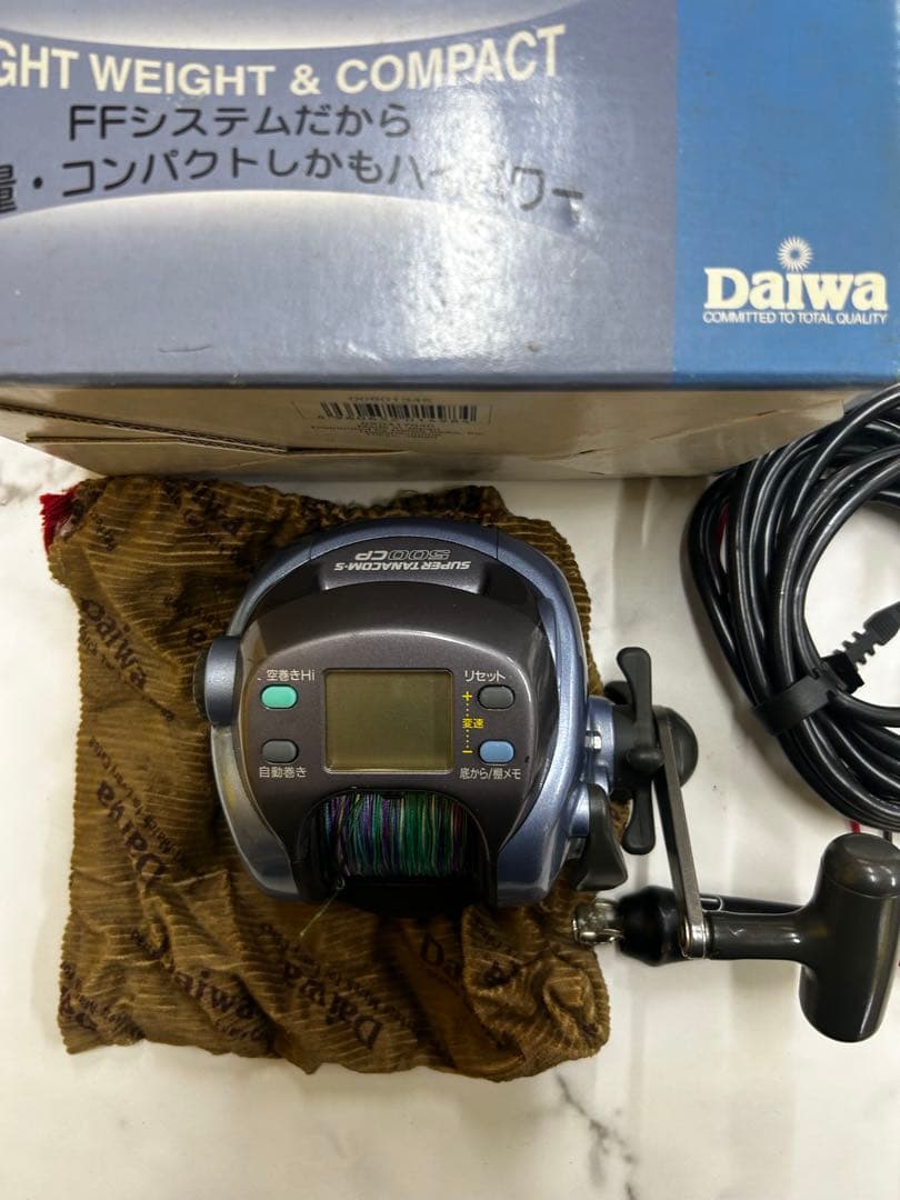 SUPER TAWAKOM S 500cp 電動リール　DAIWA 通電未確認
