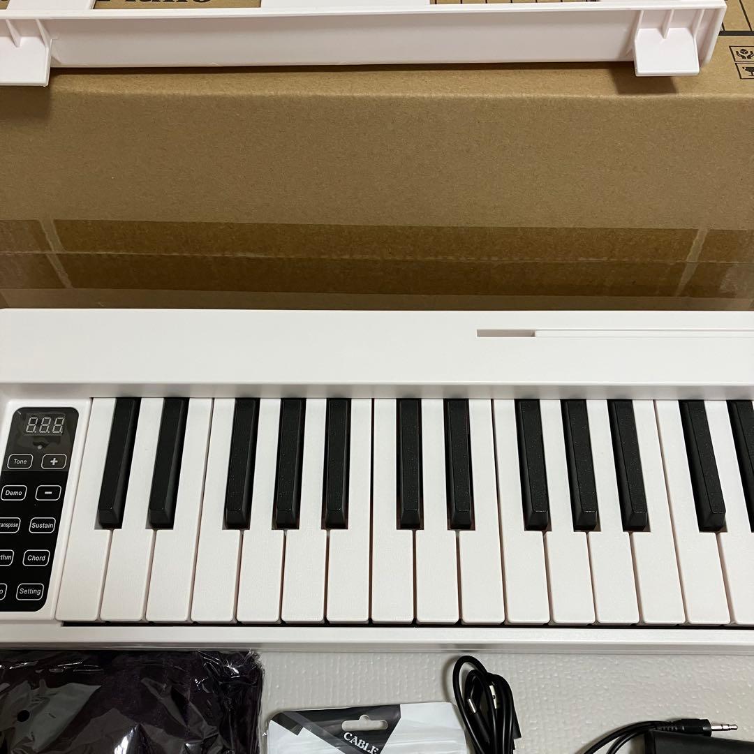 【finger dance】電子ピアノ61鍵盤 折り畳み 軽量 ケース付き