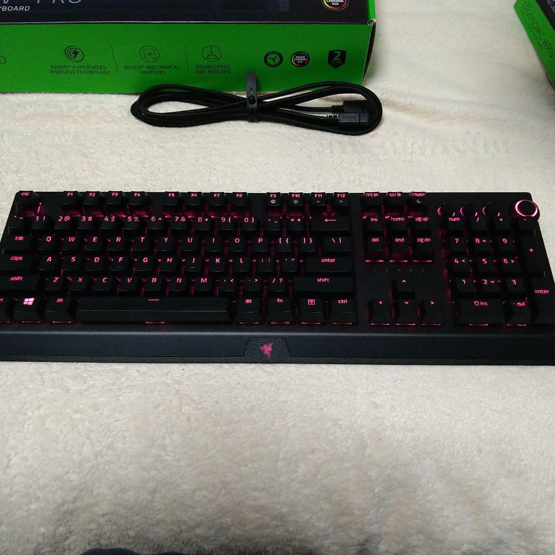 Razer BlackWidow V3 Pro ＋ 新品リストレスト