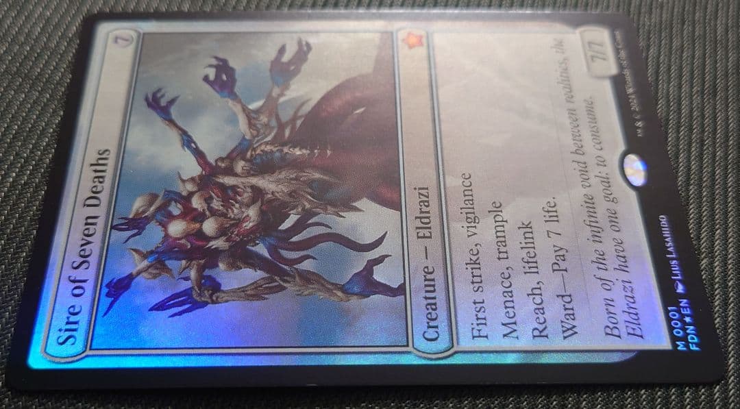 mtg 稀少 七つの死の種父 英語版 FOIL fdn