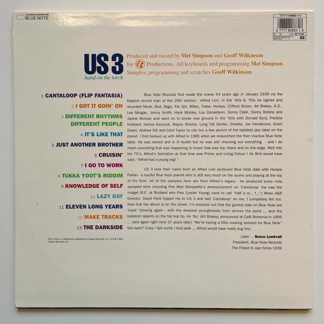 稀少 UKオリジナル レコード US3 Hand on the Torch