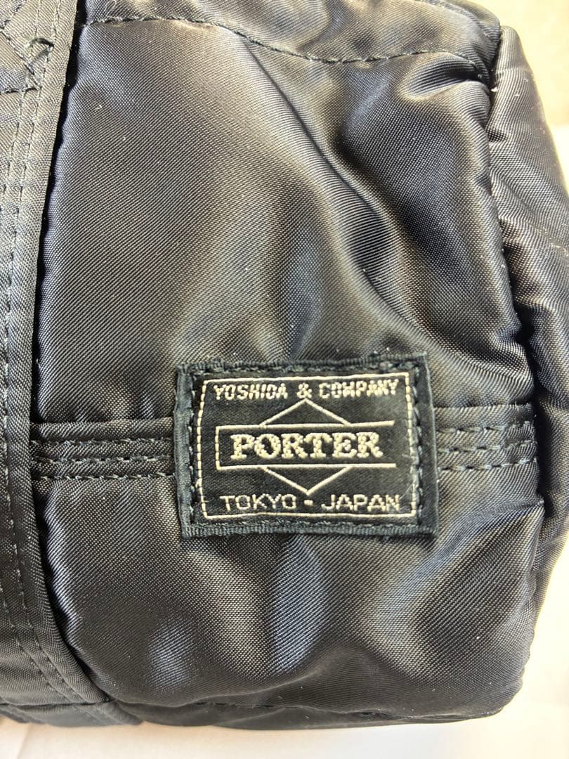 [未使用級] PORTER　タンカー　ドラムバッグ　ミニボストン　S