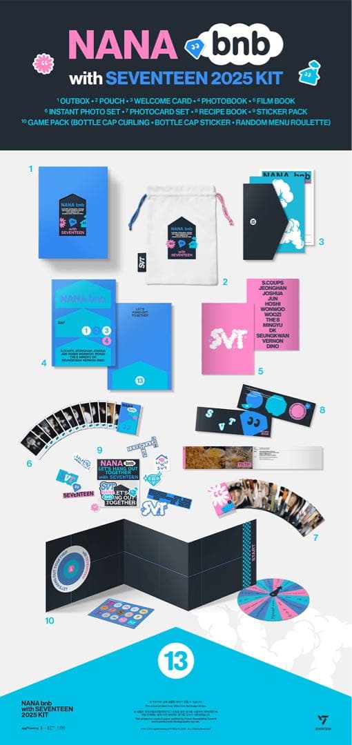 NANA bnb with SEVENTEEN 2025 KIT 新品未開封