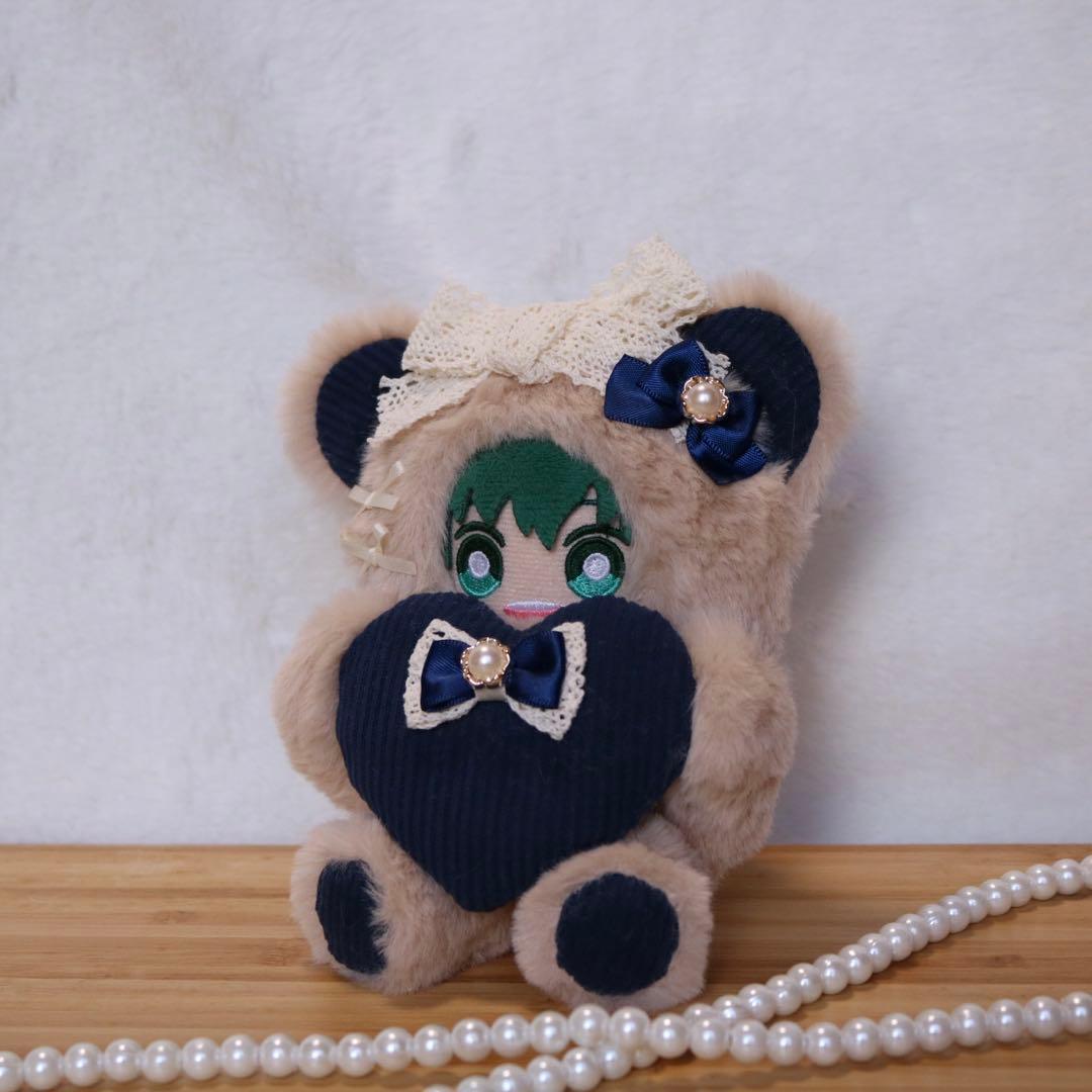 持てるよくまさん.10〜12cm/ネイビー❤︎おすわりぬい服 着ぐるみ 自立