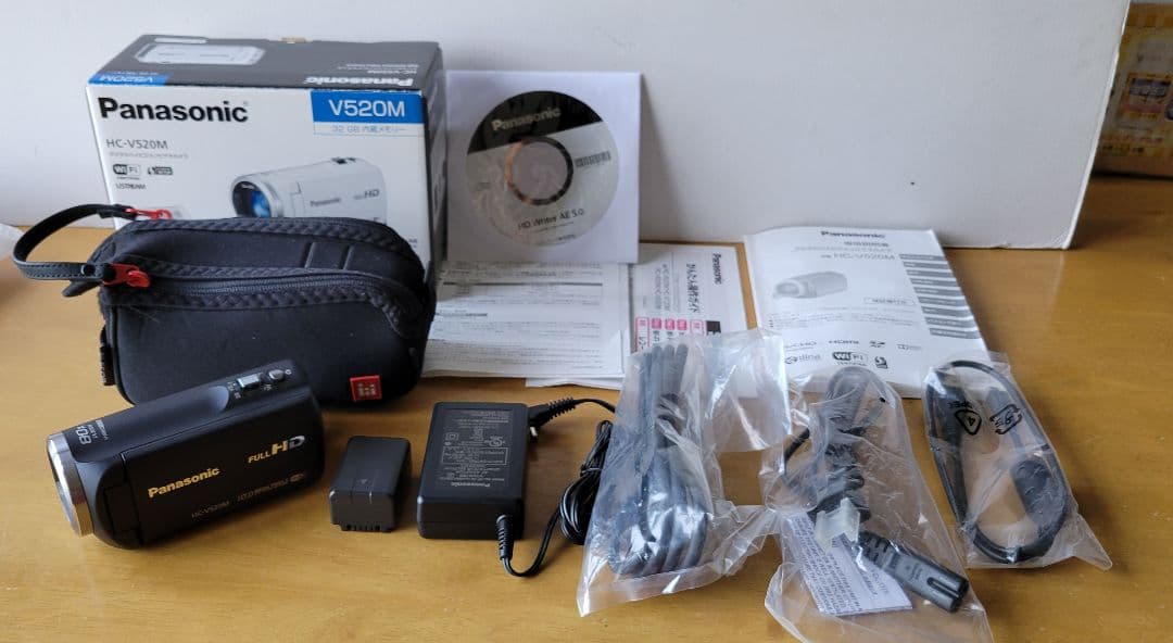 Panasonic HC-V520M ビデオカメラ フルHD 動作品