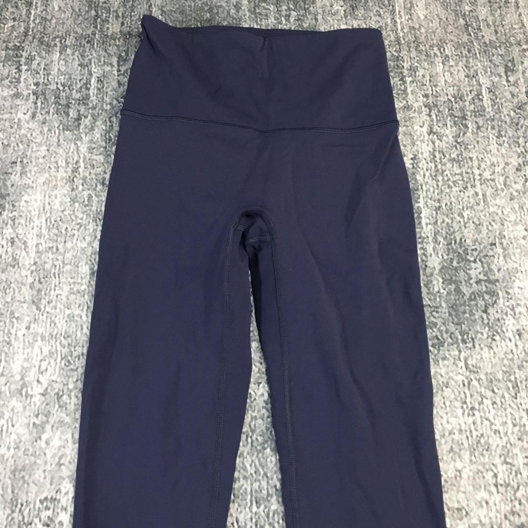LULULEMON 新品☆ サイズ4 ネイビー ハイウエスト ヨガパンツ