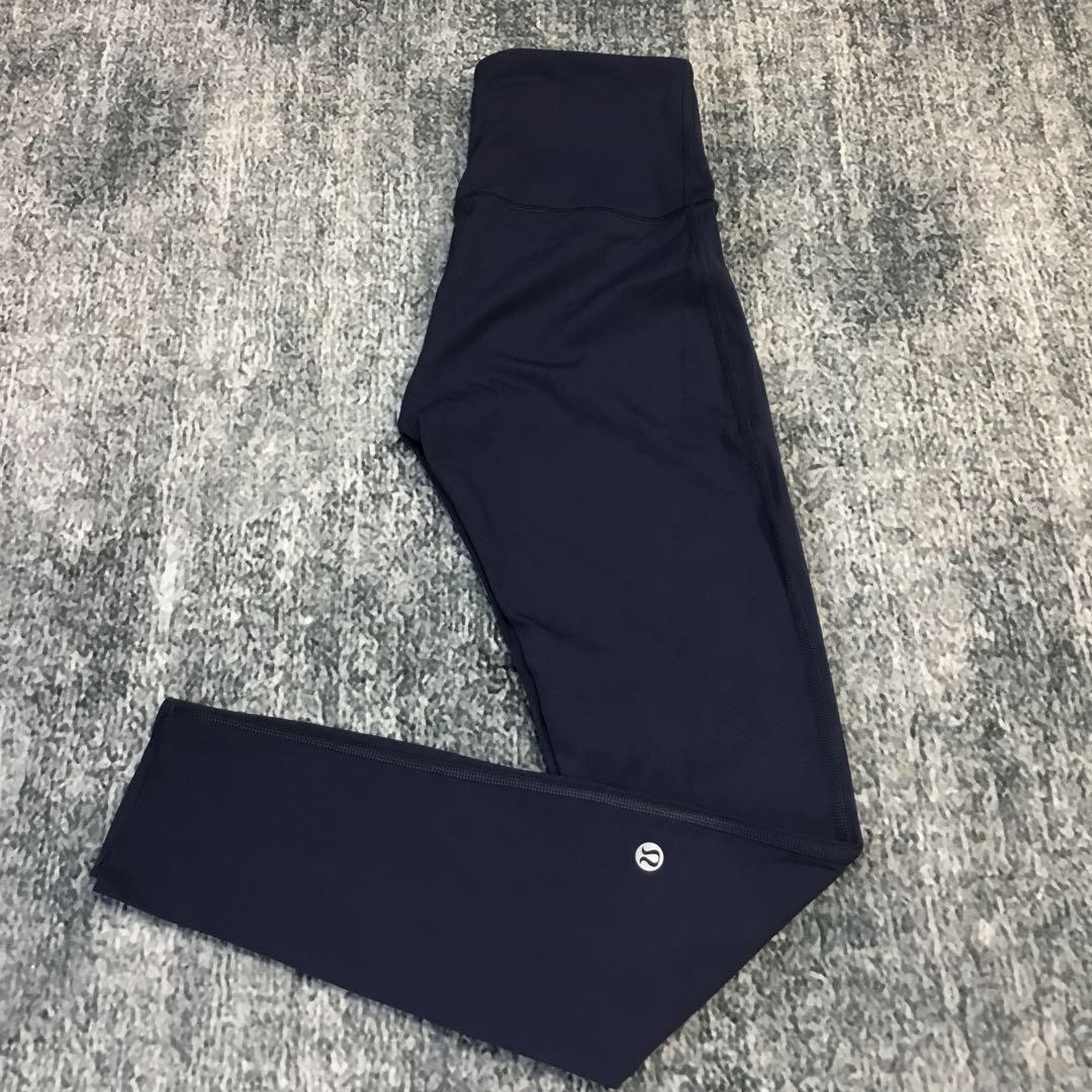 LULULEMON 新品☆ サイズ4 ネイビー ハイウエスト ヨガパンツ