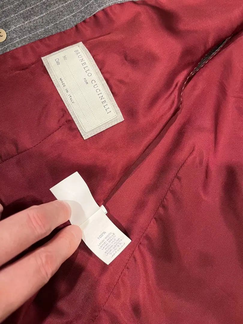 ブルネロクチネリ 46 ダブルジレ ベスト BRUNELLO CUCINELLI