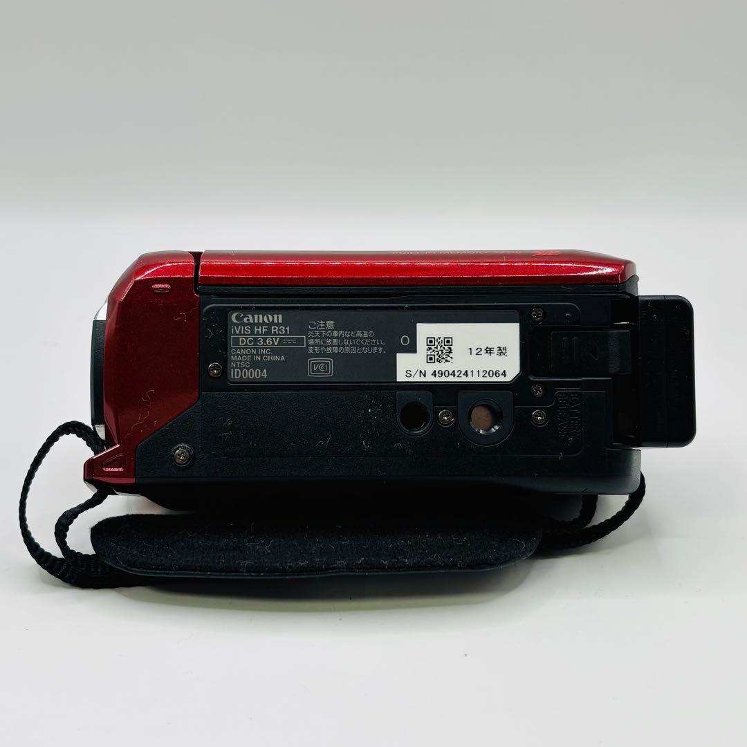 キャノン Canon iVIS HF R31 レッド デジタル ビデオカメラ