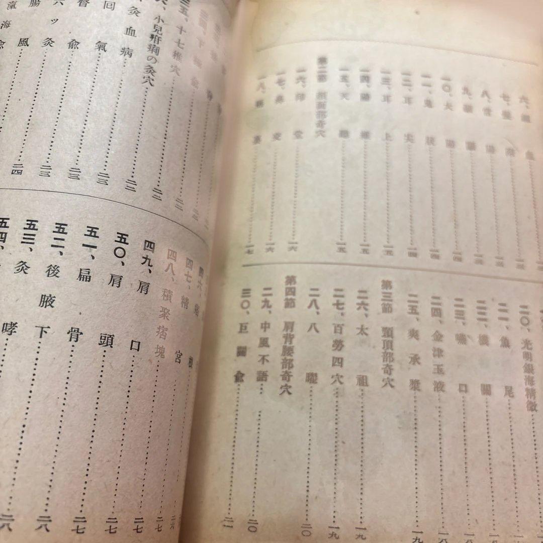 鍼灸奇穴解説 東京高等鍼灸醫學校
