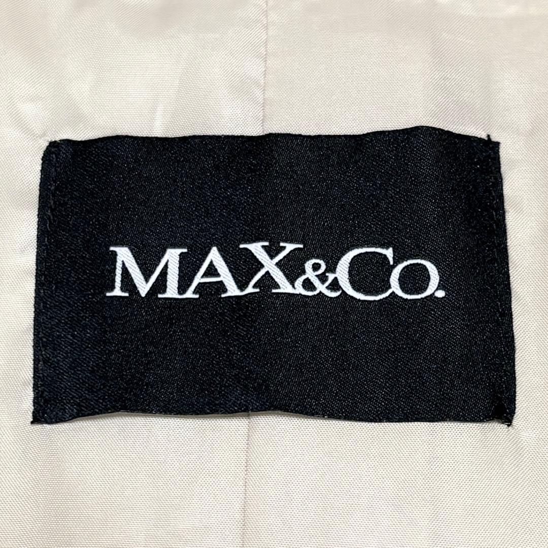 【美品】マックスマーラ Max&co 大きいサイズ トレンチコート 上品 春