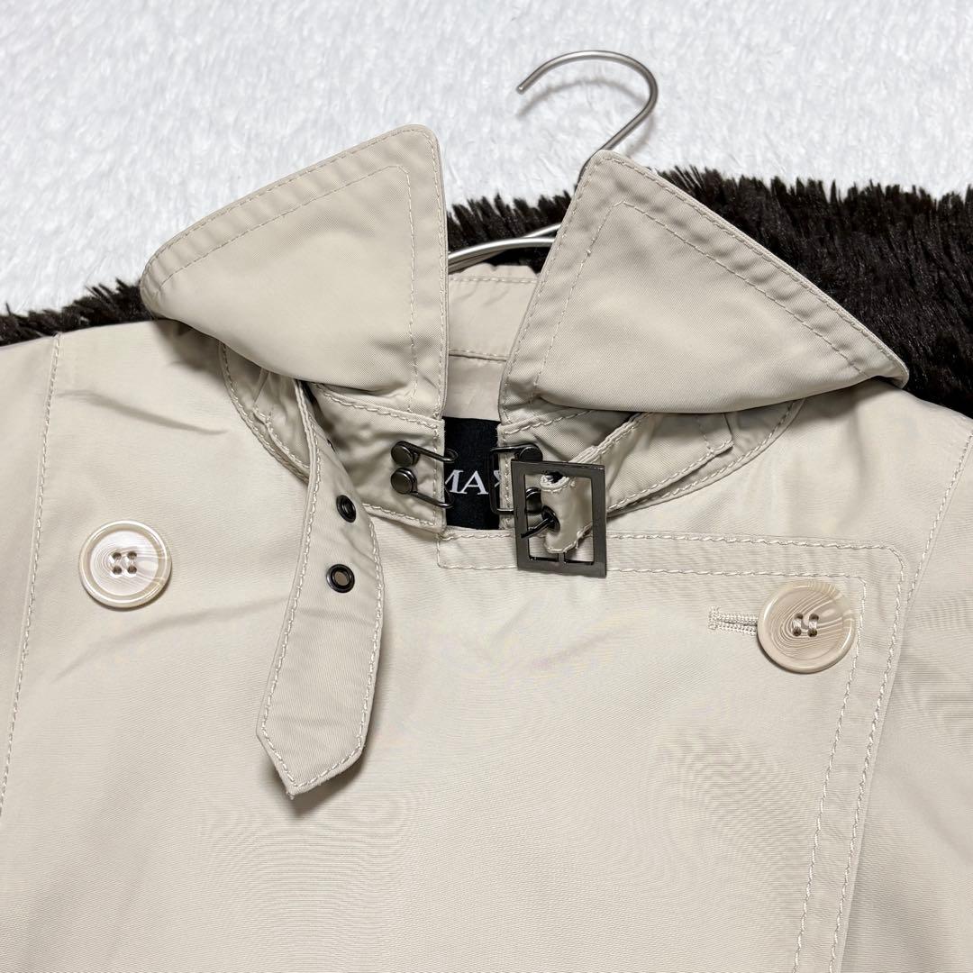【美品】マックスマーラ Max&co 大きいサイズ トレンチコート 上品 春