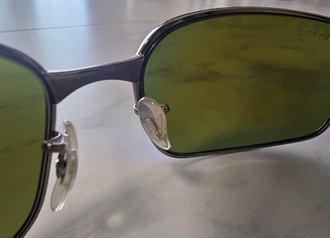 【美品】Ray-Ban Chromance RB3566-CH 偏光サングラス