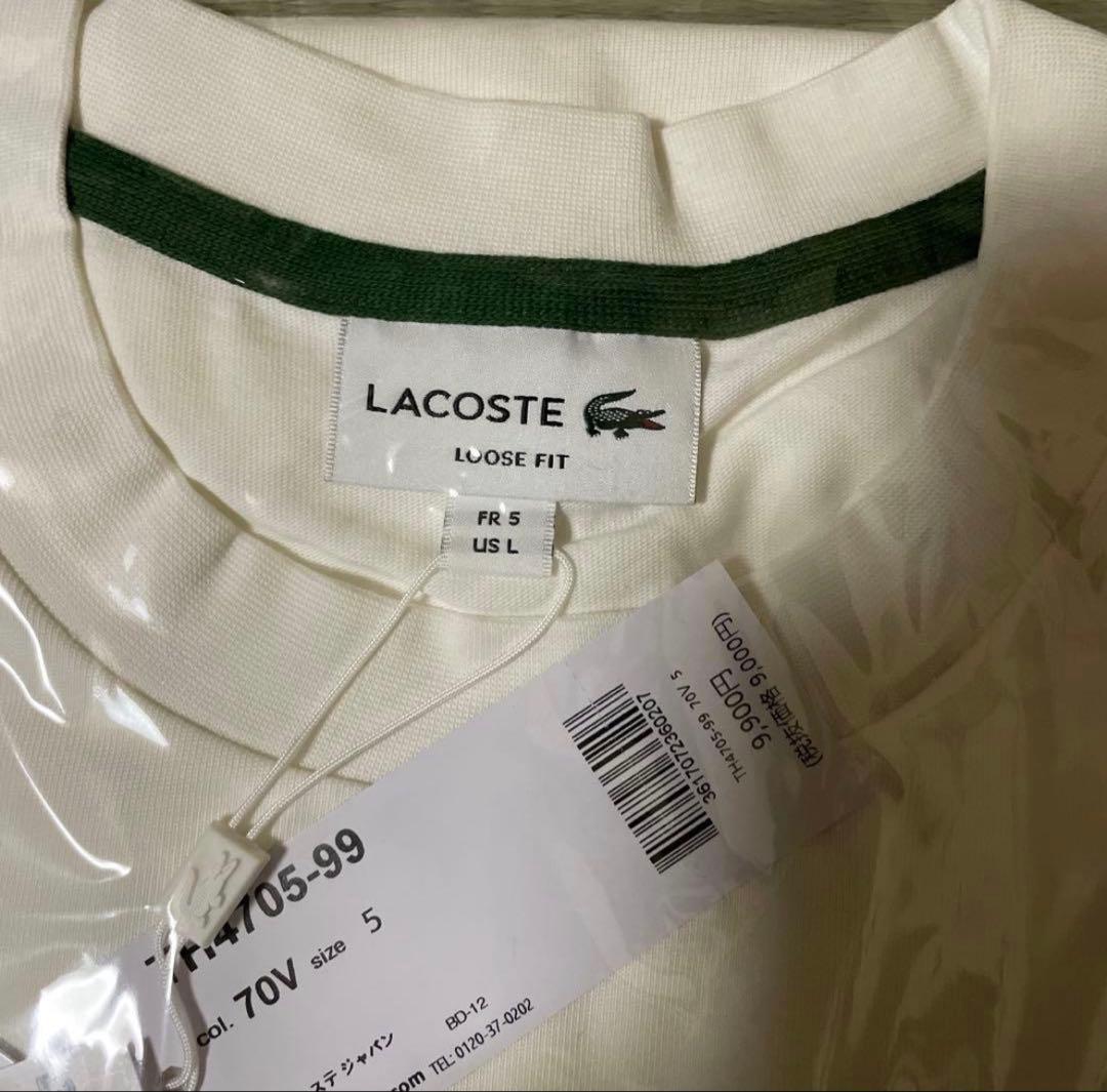 LACOSTE ラコステ バックプリントベーシックTシャツ