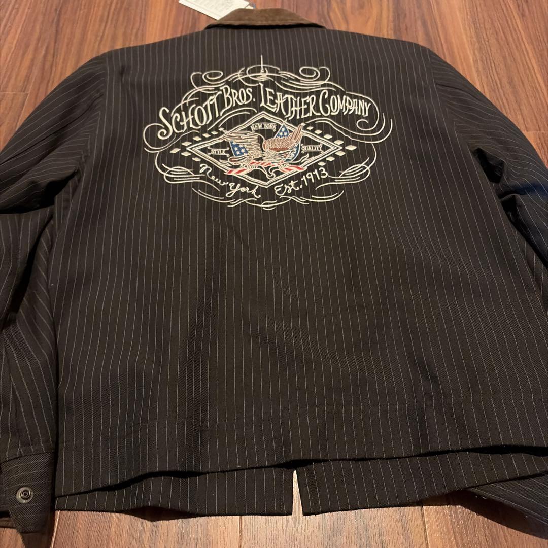 Schott ストライプワークジャケット