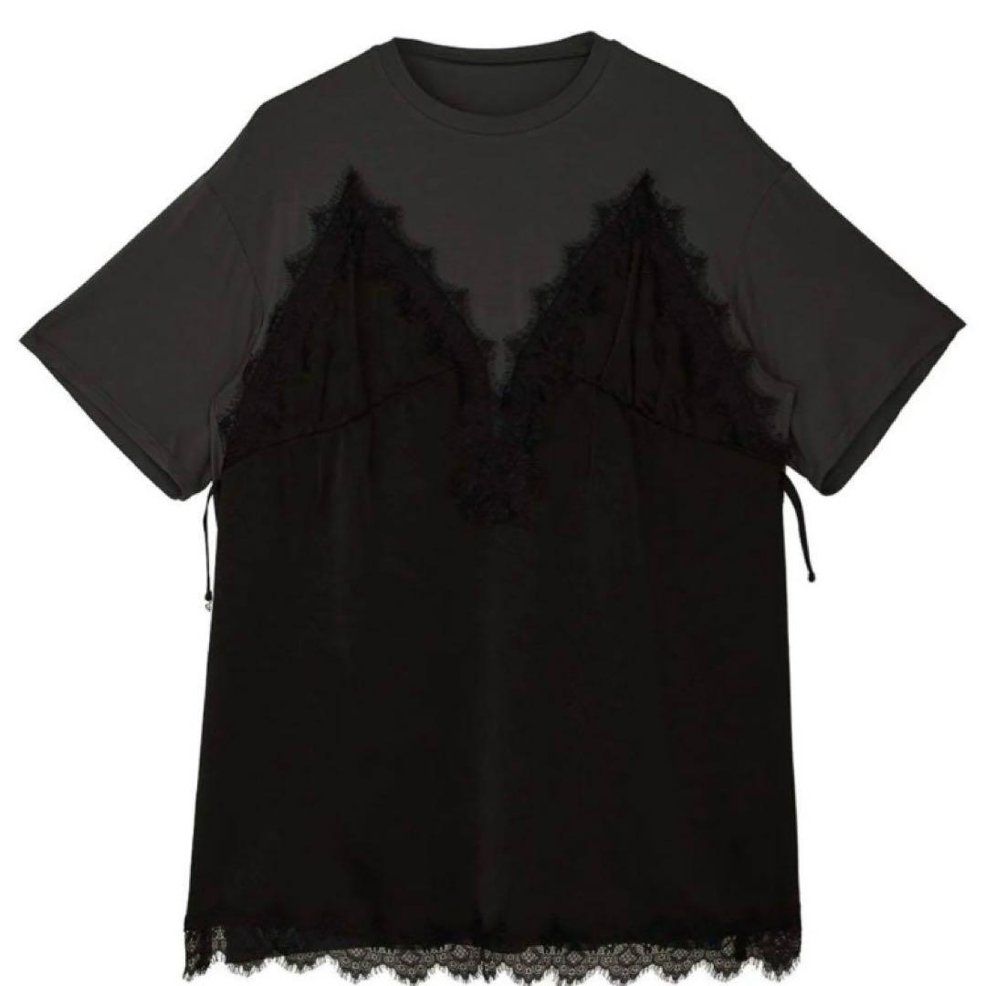 トップス MEDI SATIN DOCKING TUNIC TEE