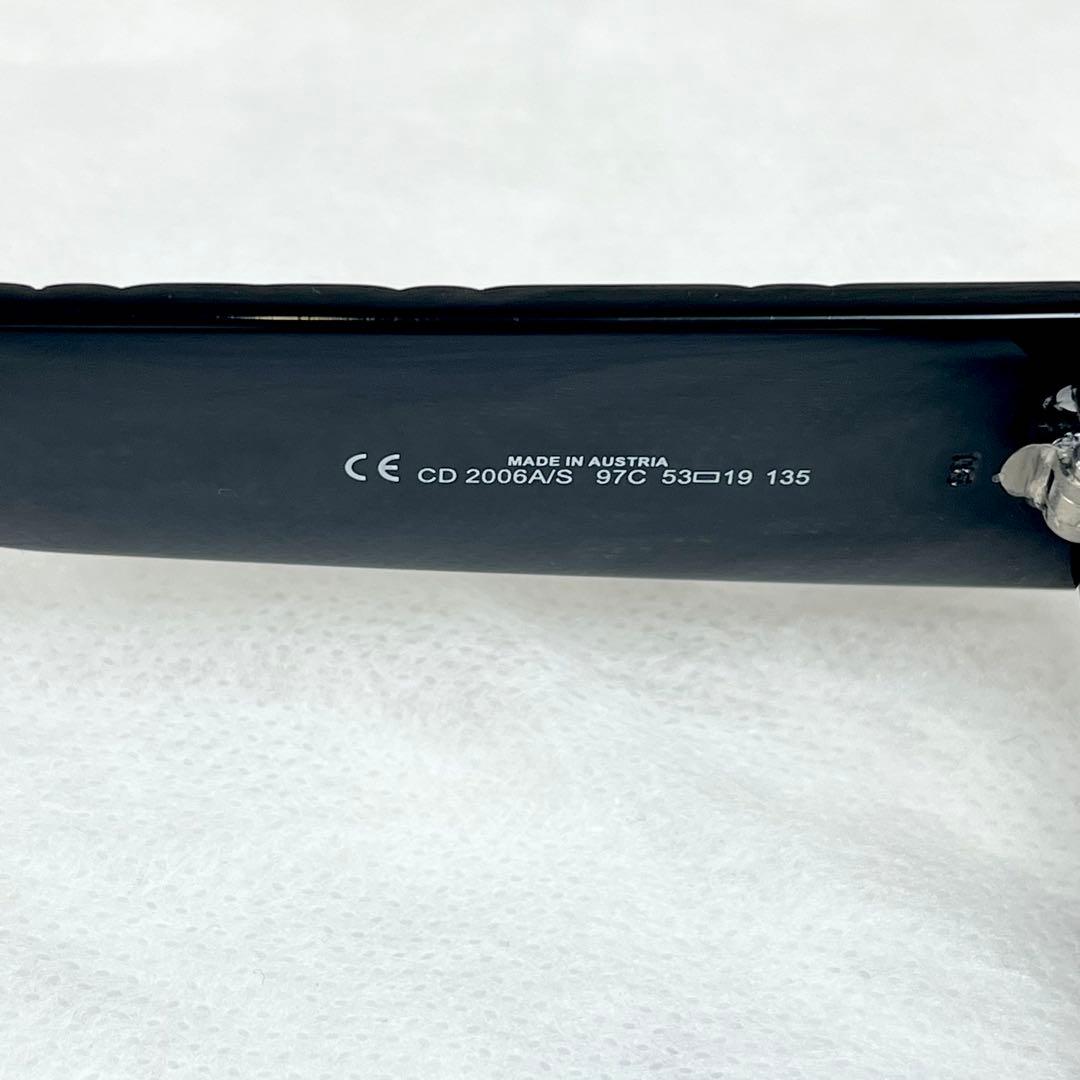 【美品】クリスチャンディオール CD2006 黒 サングラス ブラック CDロゴ