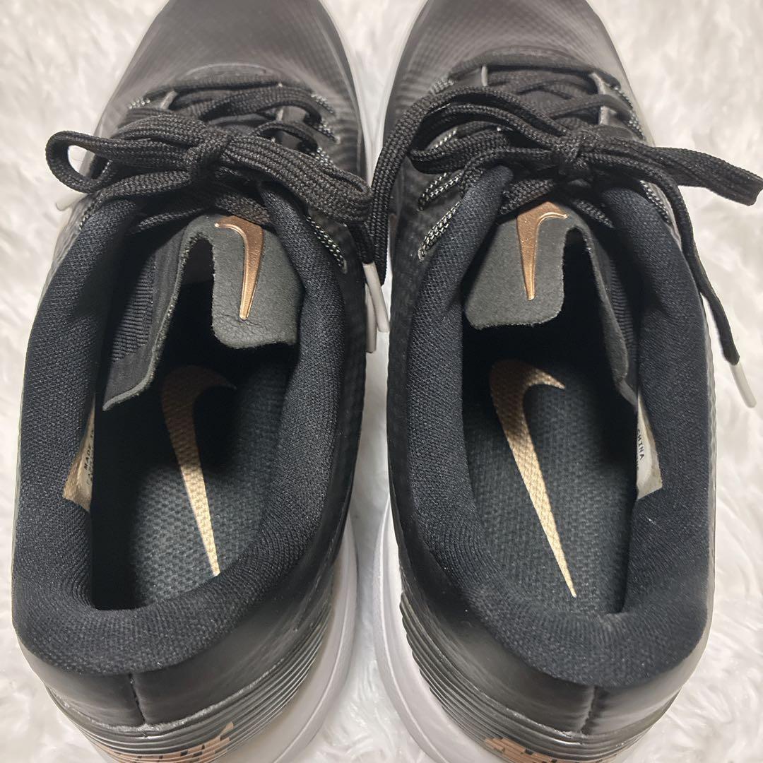 未使用！NIKE ゴルフシューズ 24〜24.5cm ブラック　ゴールド