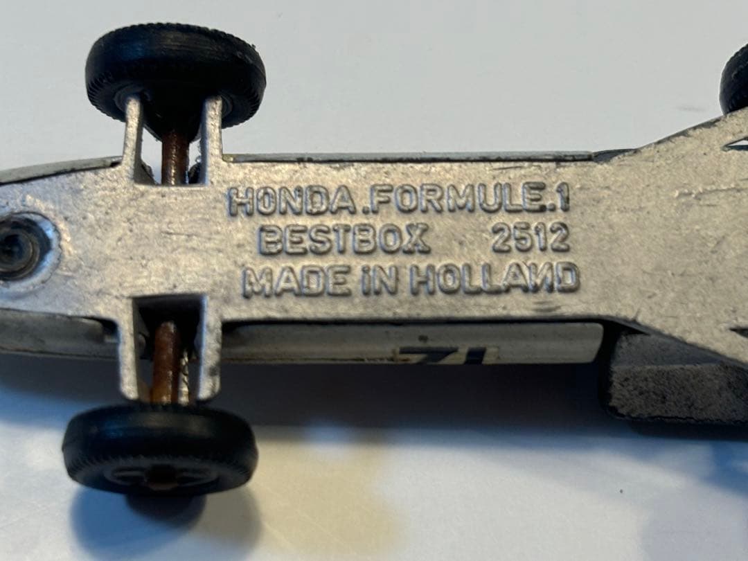 ミニカー HONDA F1 BESTBOX 2512 MADE IN HOLLAND