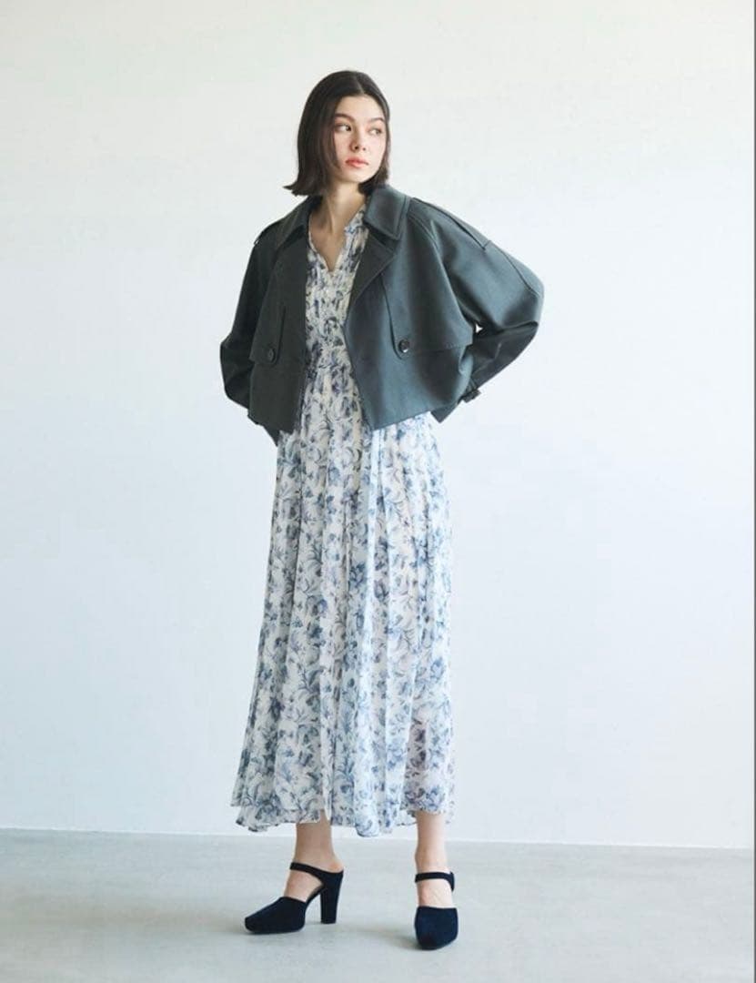 COCODEAL luxe ココディール ショートトレンチコート