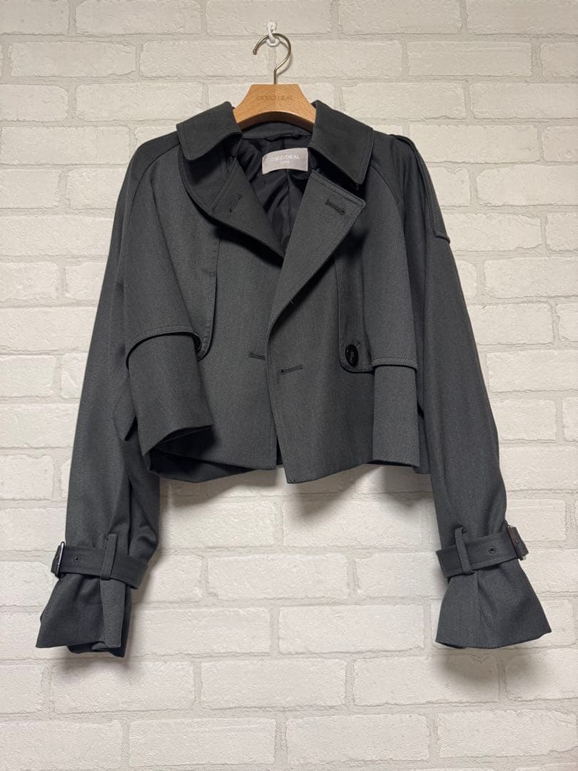 COCODEAL luxe ココディール ショートトレンチコート