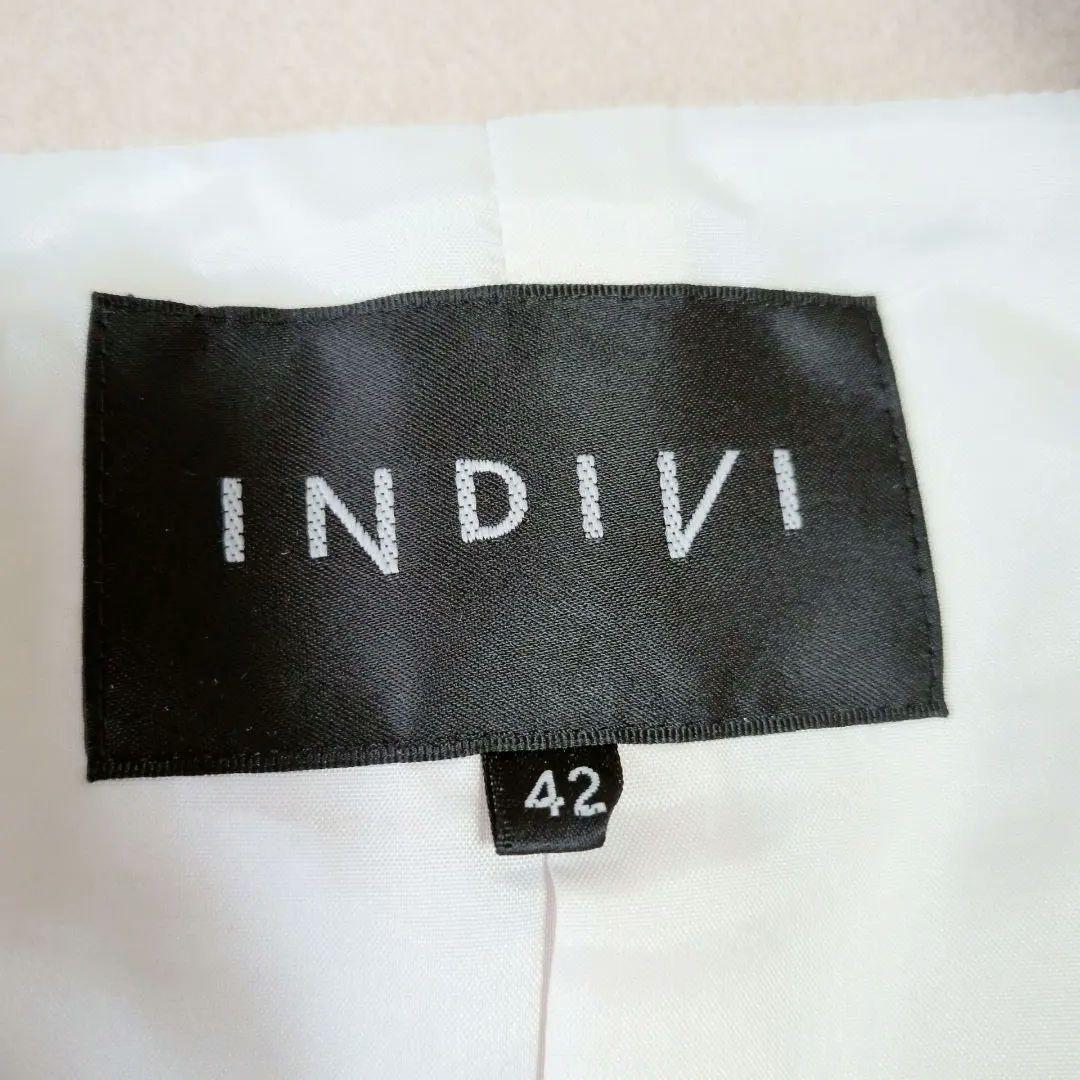 美品✨️INDIVI インディヴィ ロングコート カシミヤ 大きいサイズ 42