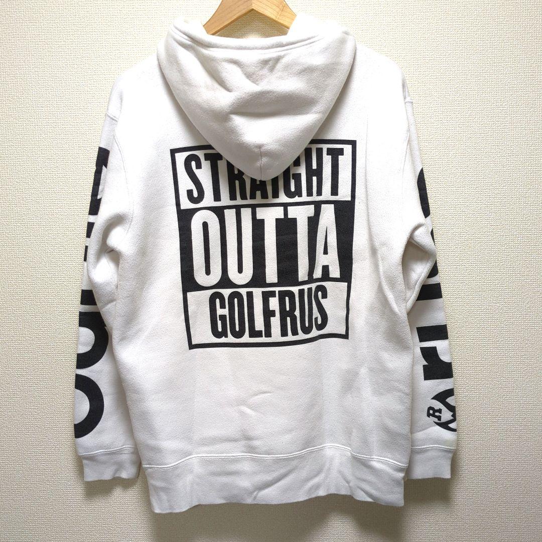 RUSSELUNO ラッセルノ パーカー ボックスロゴ 白 6 XL
