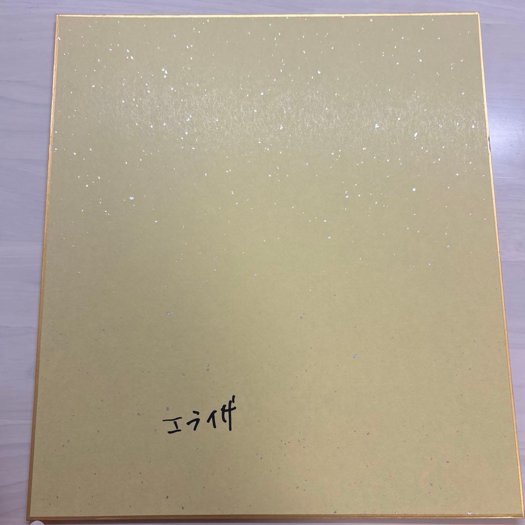 池田エライザ　直筆サイン色紙　東京国際映画祭　レッドカーペット