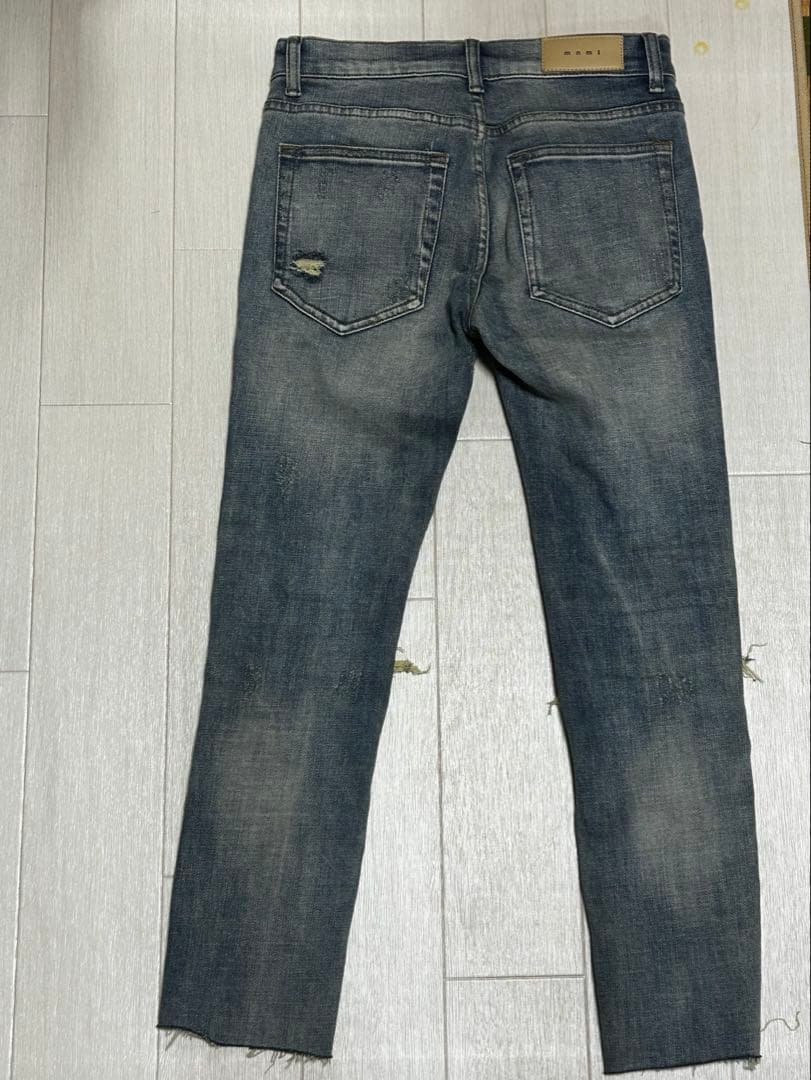 パンツ mnml X162 STRETCH DENIM BLUE 28