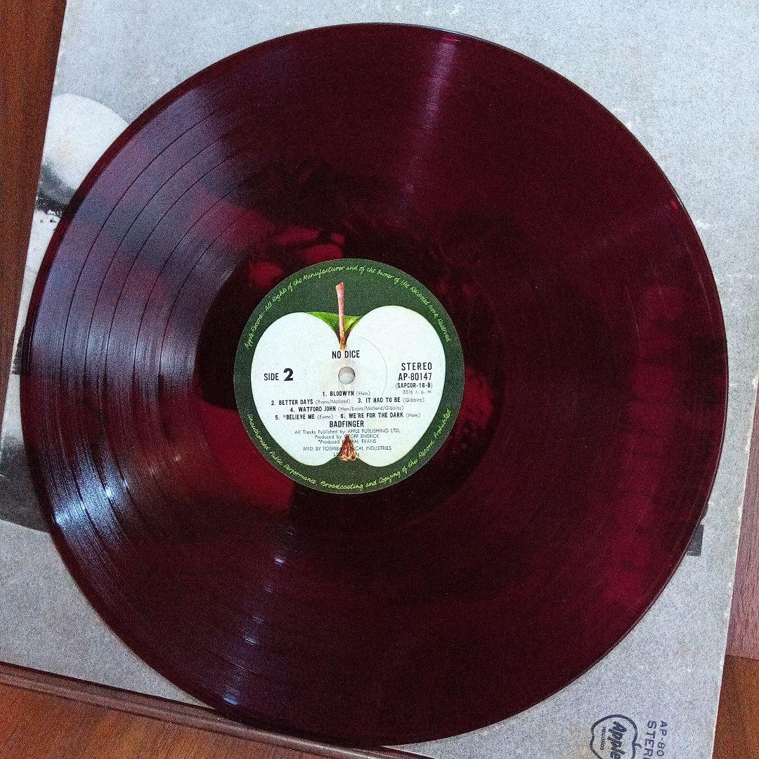 値下げしました。LP レア赤盤　バッドフィンガー No Dice 　 BC