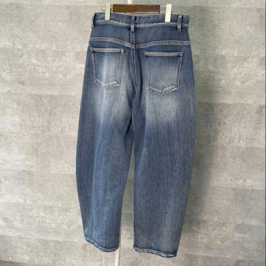 【美品】Anna Kerry 裏起毛 モロッコパンツ デニムパンツ