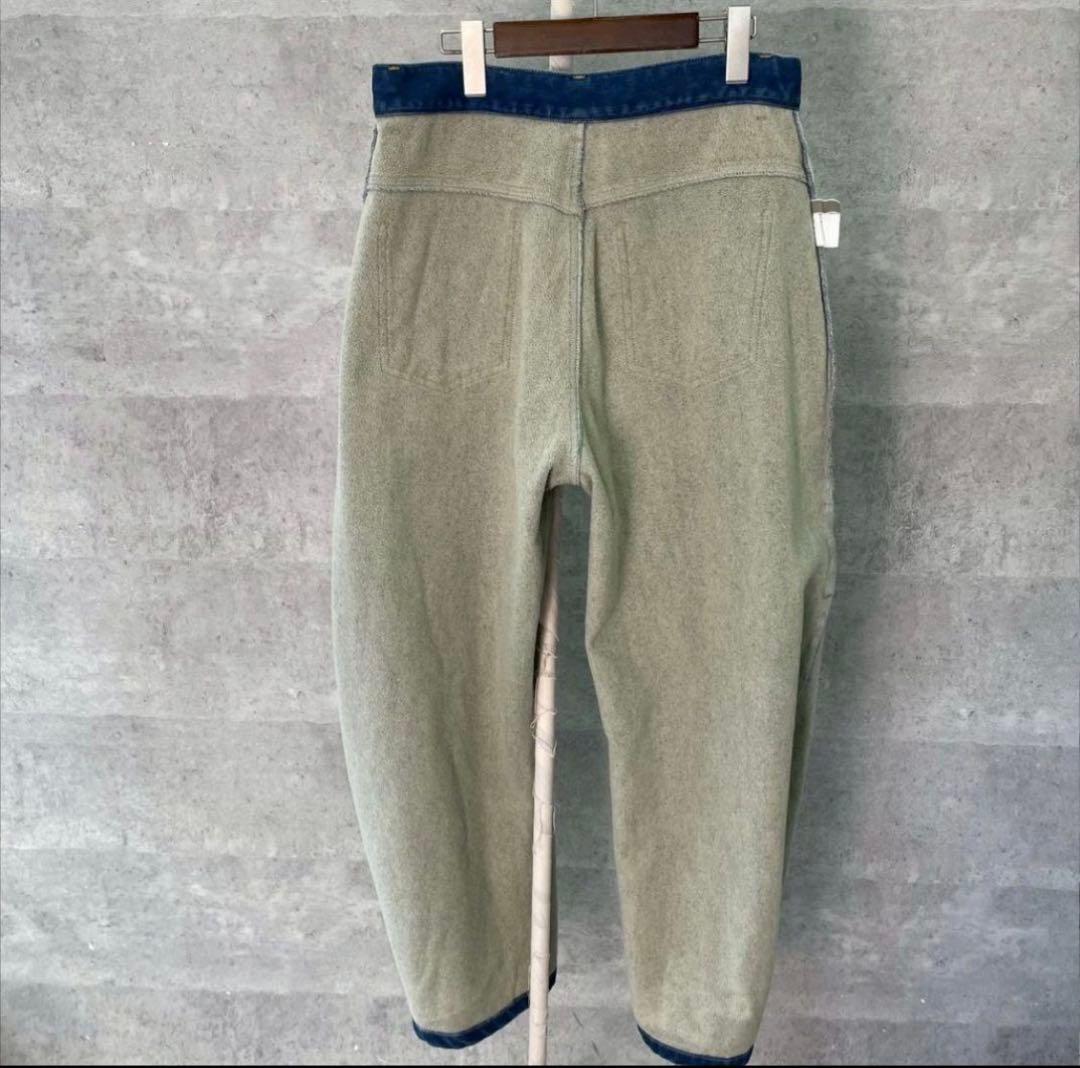 【美品】Anna Kerry 裏起毛 モロッコパンツ デニムパンツ