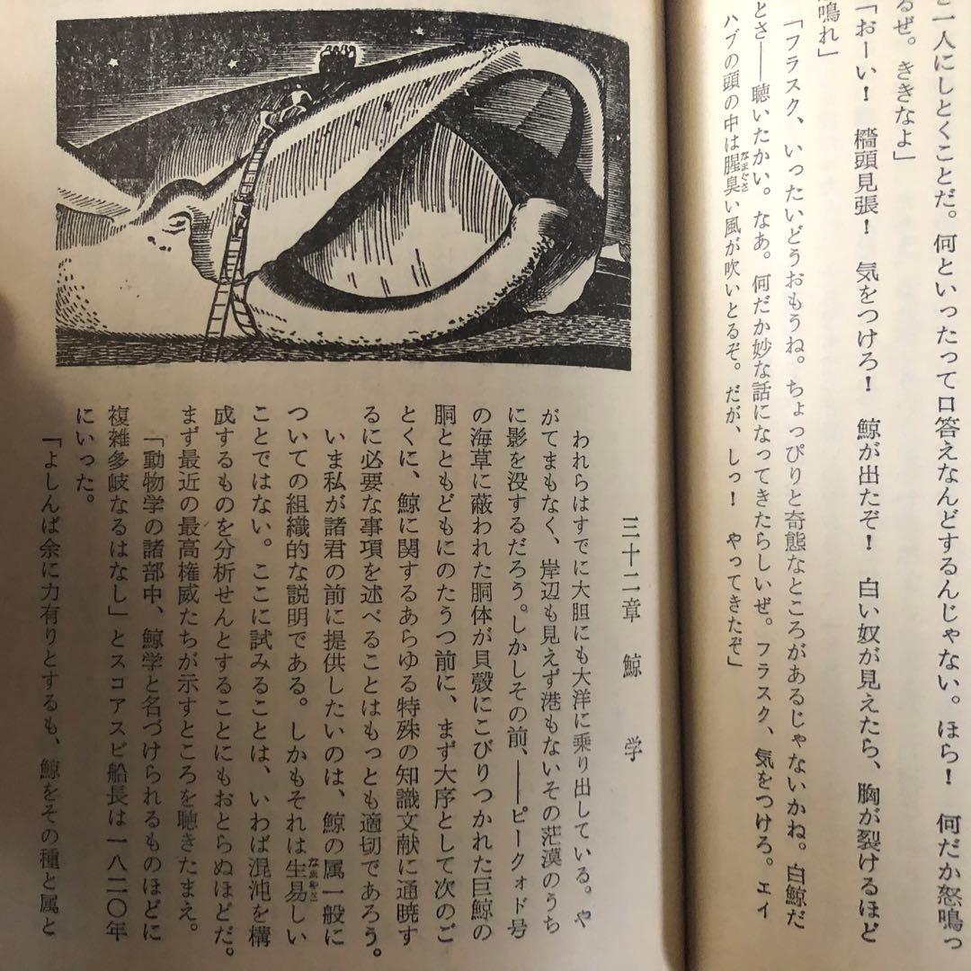 【絶版・希少】白鯨　上中下3巻セット　メルヴィル　阿部知二訳　岩波文庫