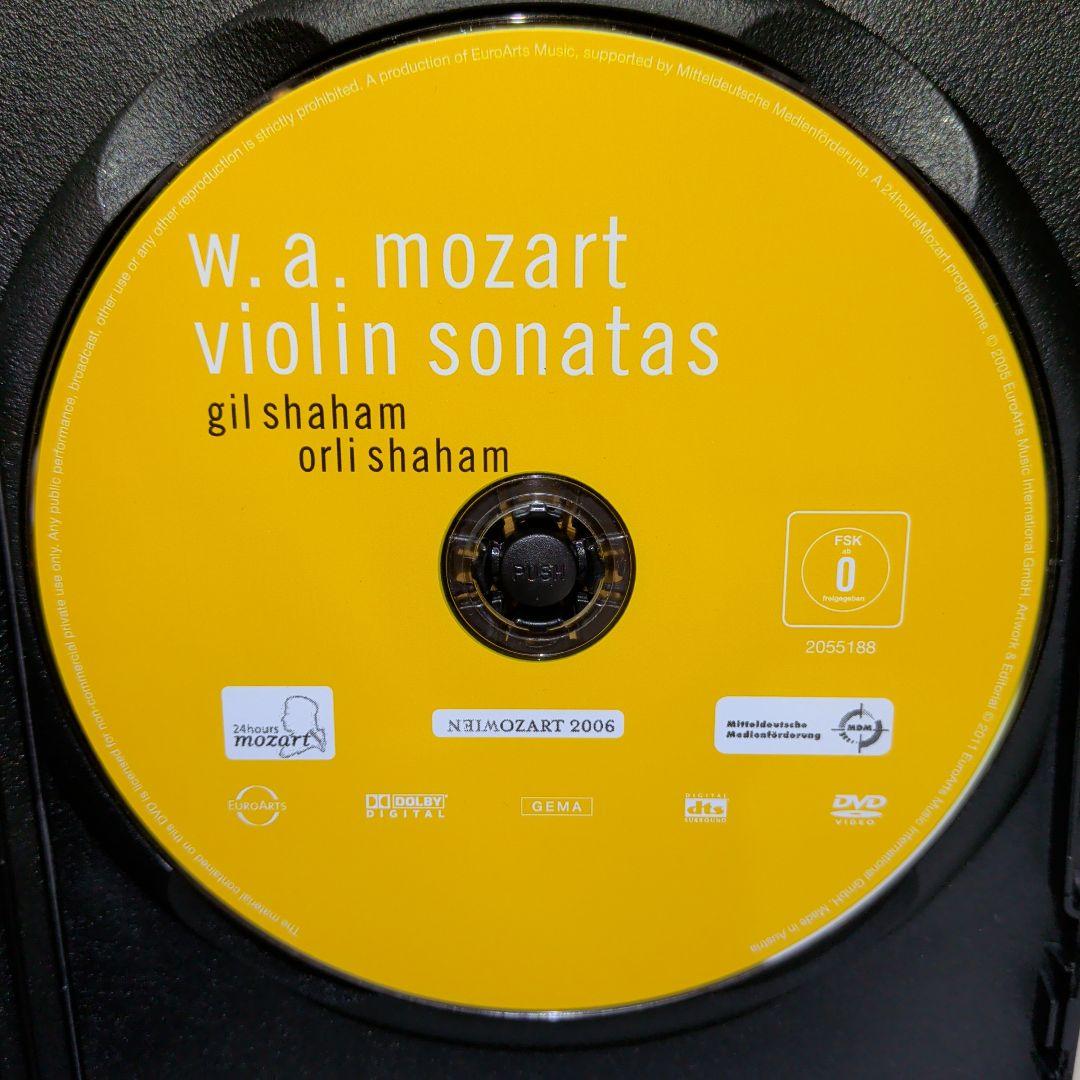 輸入盤　DVD　W. A. Mozart Violin Sonatas