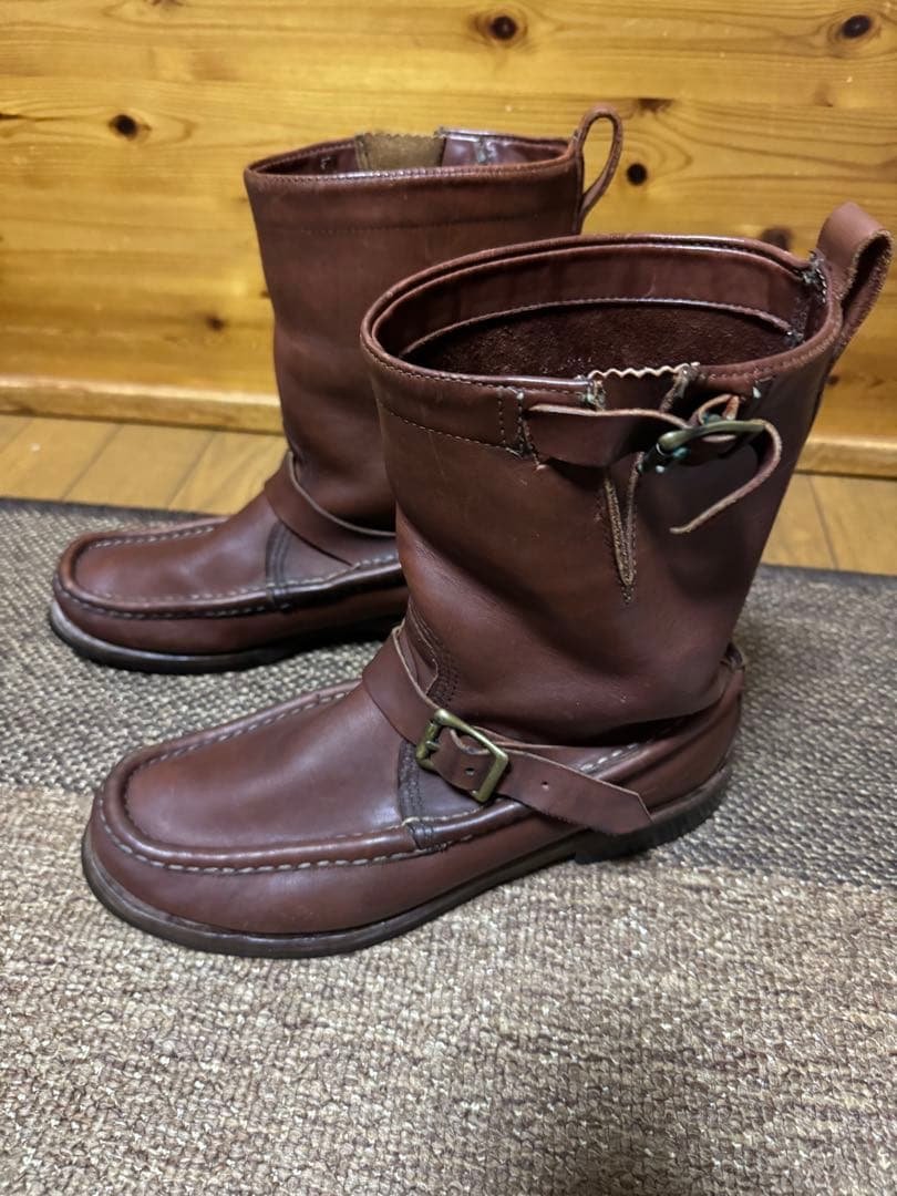 ビンテージ　青タグ　70s ラッセルモカシン　スネーク　ブーツ　ゼファー