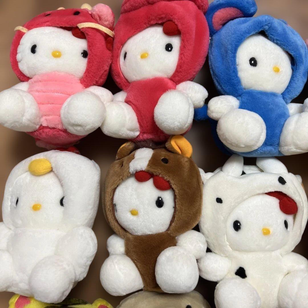 ⚠️最終値下げ⭐︎超お得超激レア干支ハローキティ ぬいぐるみ 12体セット