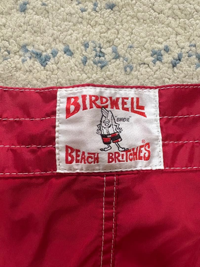 birdweel レッド ビーチショーツ