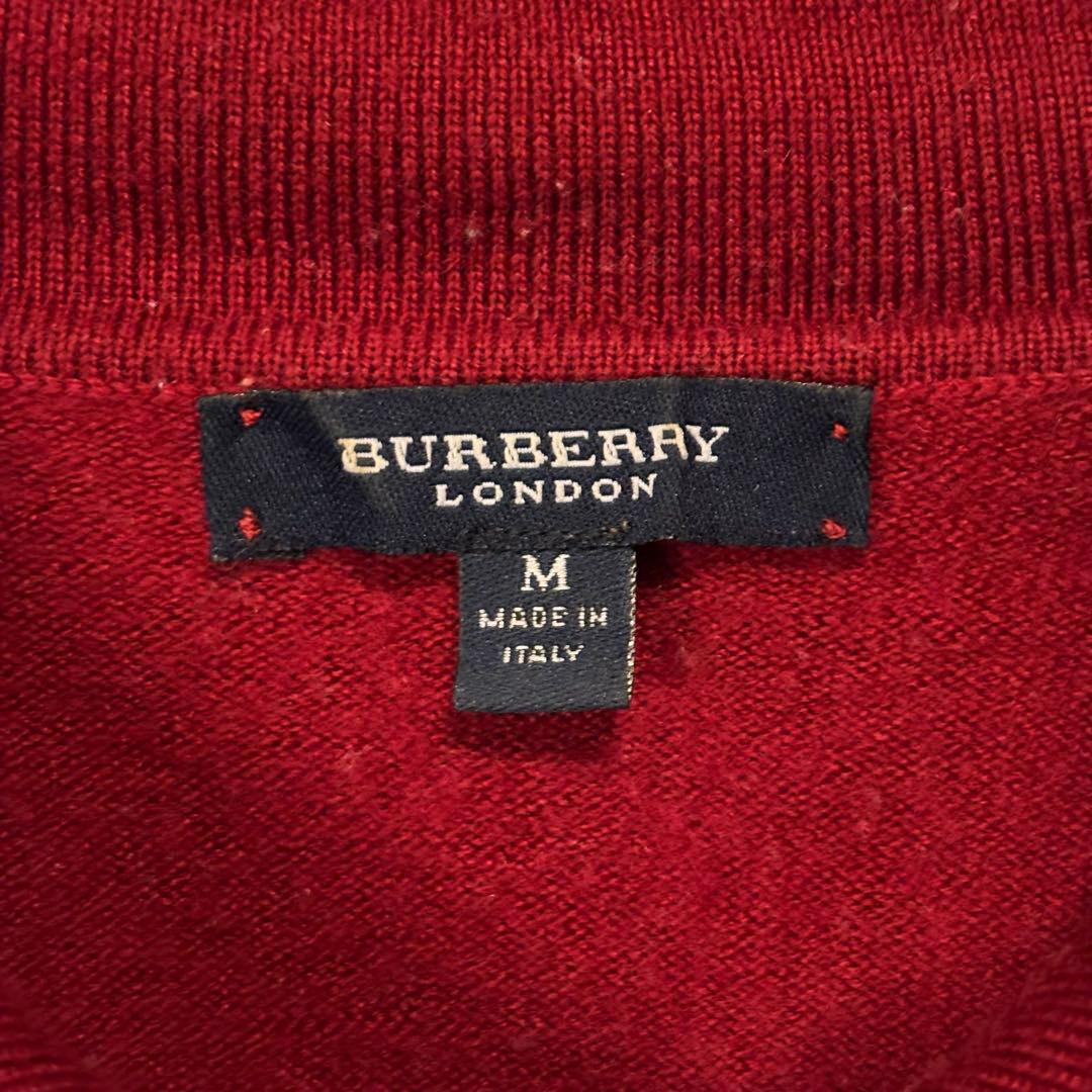 BURBERRY LONDON knit polo sweater ポロニット